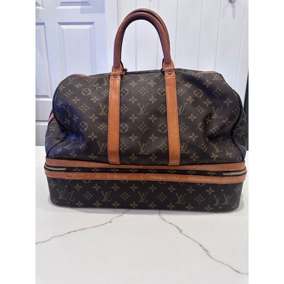 VINTAGE LOUIS VUITTON TRAVEL BAG RARE OVERNIGHT HANDBAG - Picture 4 of 16